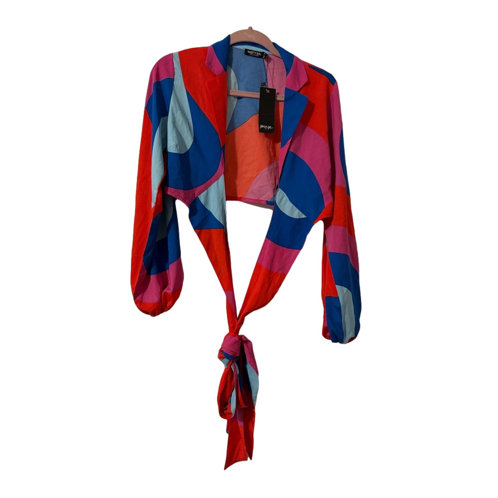 NWT Nasty Gal Wrap Crop Top